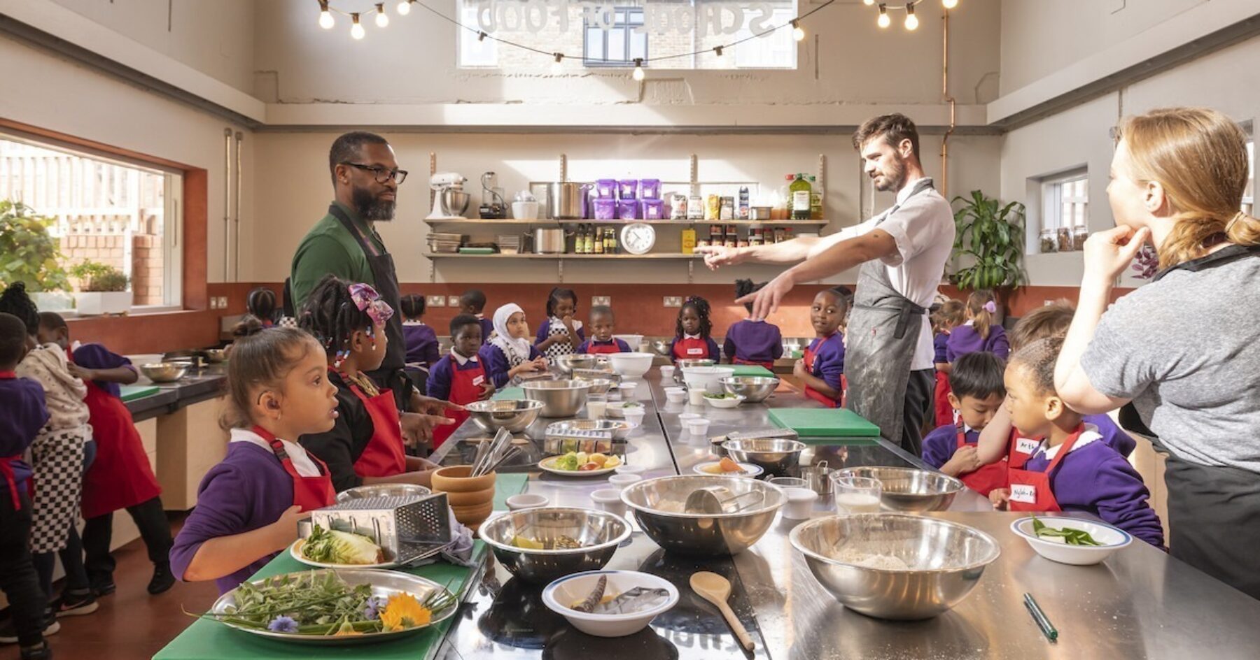 Image for Restaurant chefs are reinventing school dinners in the UK