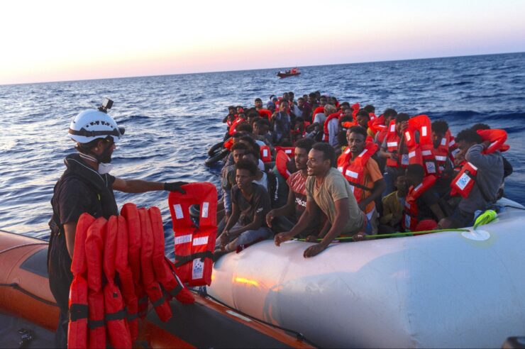 Image for The volunteer search and rescue ships saving migrants from the sea