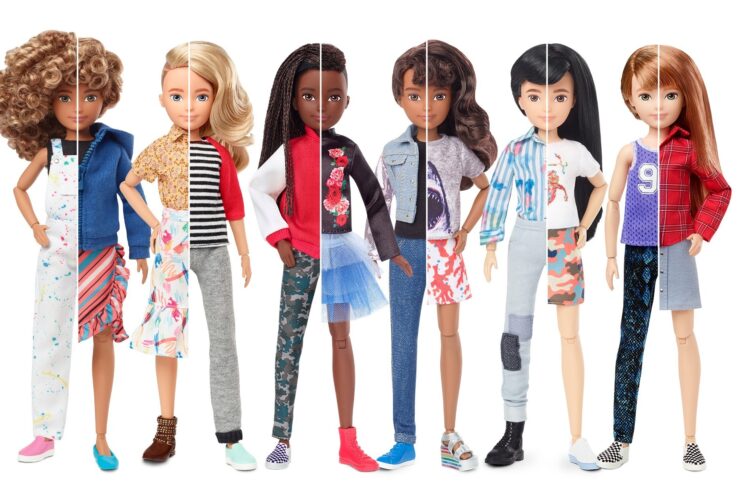 Image for The makers of Barbie bring out gender-neutral dolls