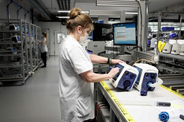 Image for ‘Wartime effort’: The people working all hours to make ventilators for the NHS